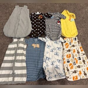 Baby sleep sacks-variety sizes & materials